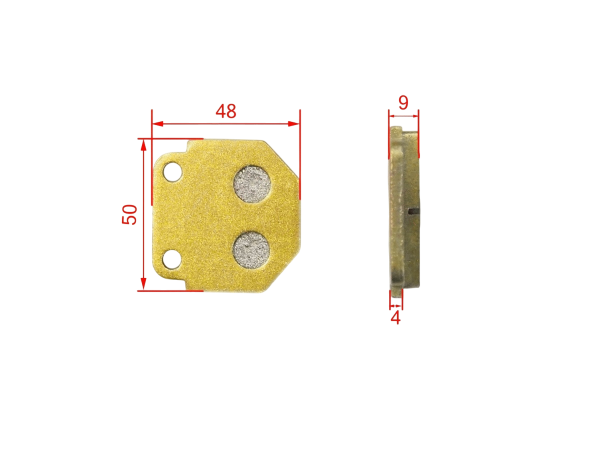 Колодки тормозные дисковые 38AK