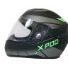 Шлем TVS Racing India Xpod Dull Black Neon Green XL