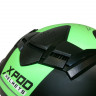 Шлем TVS Racing India Xpod Dull Black Neon Green XL