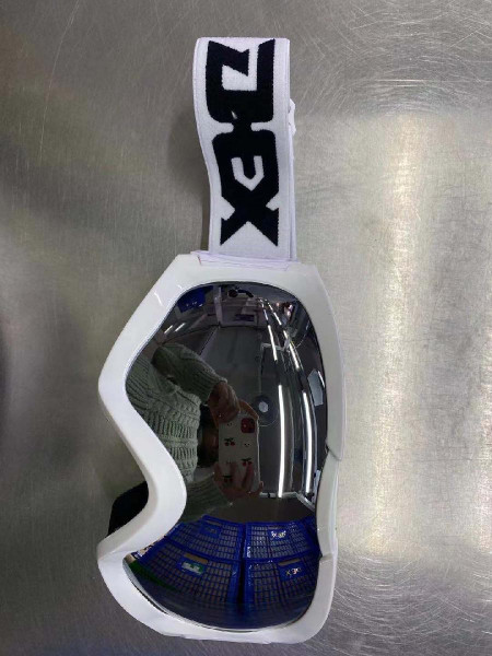 Очки Dex YH-59 незапотевающие эластичные очки с белой резинкой зеркальная линза