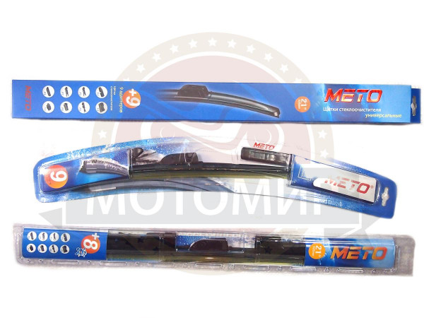 Щетка стеклоочистителя METO бескаркасная (9 адаптеров) 13" (325мм) WB-610