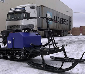 Мотобуксировщик Лидер 3-3Т-20АП с лыжным модулем 20 л.с.