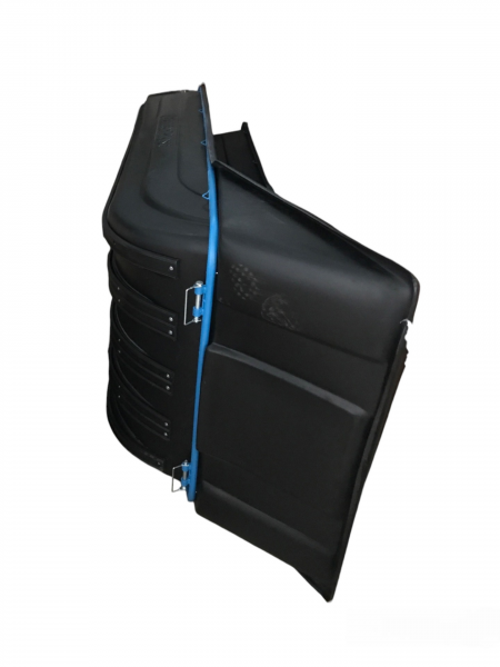 Сани-волокуши снегоходные 1900 с отбойником, демпфером, накладками 2120 х 980/750 х 670 мм