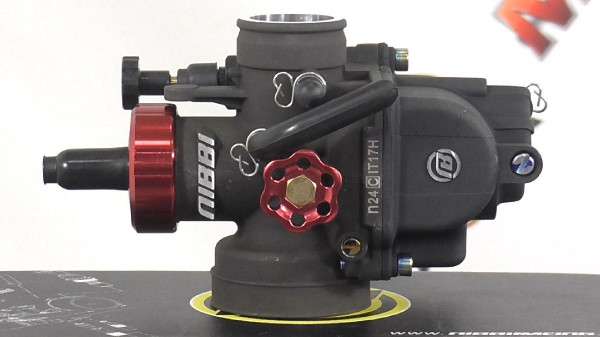 Карбюраторы NIBBI Racing PE24, реком.двиг. 50-100 см3 (вход/выход 24 и 46 мм)