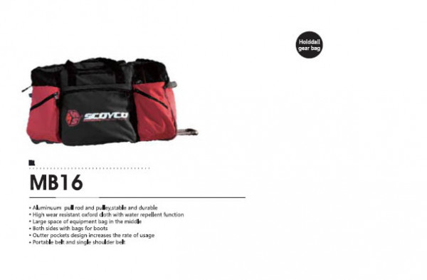 Сумка багажная для экипировки используется на соревнованиях Scoyco MB16