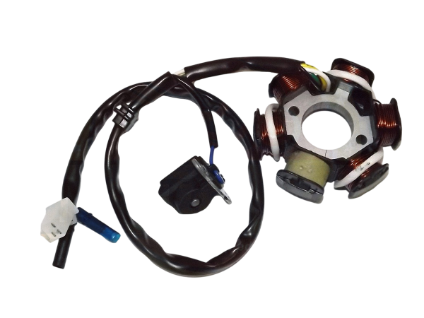 Зажигание GY6-125-150 голое без маховика 6 катушек 1803101А