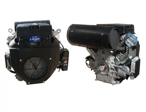 Двигатель LIFAN 24 л.с. 2V78F-A c катушкой освещения РУЧ+ЭЛ СТАРТ (БУРАН) 12В 20А 240Вт.