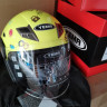 Шлем открытый YM-622 Yamapa флюор размер L с антикрылом