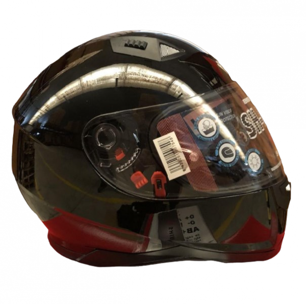 Шлем интеграл SHIRO SH-881sv, SOLID, цвет BLACK, размер L