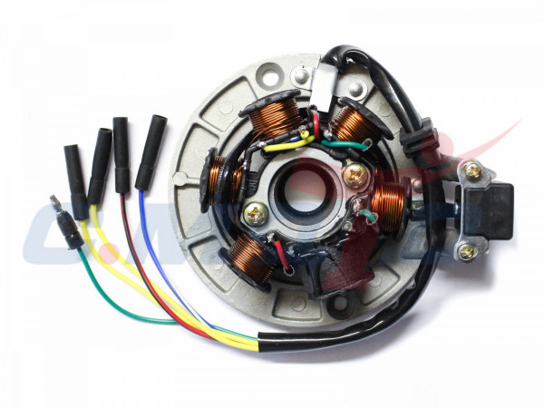 Зажигание YX160 Kayo 160 на круглом основании 5+1 катушек JH70
