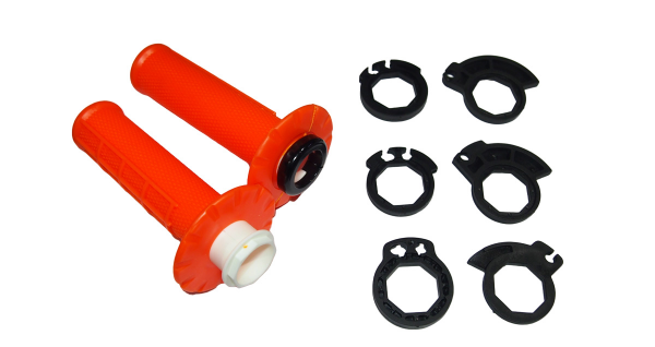 Грипсы руля голые цветные G2 с фиксаторами