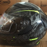 Шлем интеграл COBRA JK315, черный, с серой графикой, размеры S