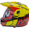 Шлем туринг NITRO MX670 PODIUM ADVENTURE DVS (Black/Yellow/Rad), размер L